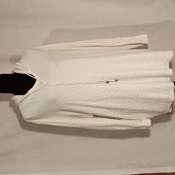 Pure J Jill Women's Wrinkle Textured Hoodie Pullover  Plus Size - Picture 3 of 10